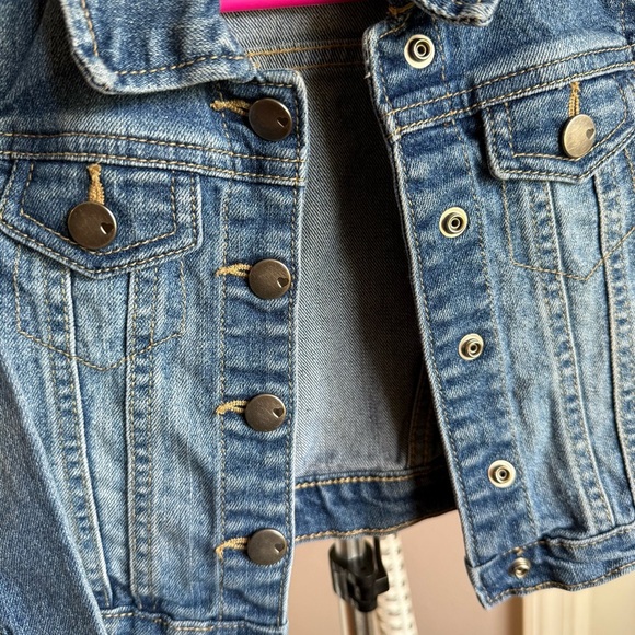 The Children's Place Blue Denim Jacket-Toddler girl 2t - Picture 3 of 6